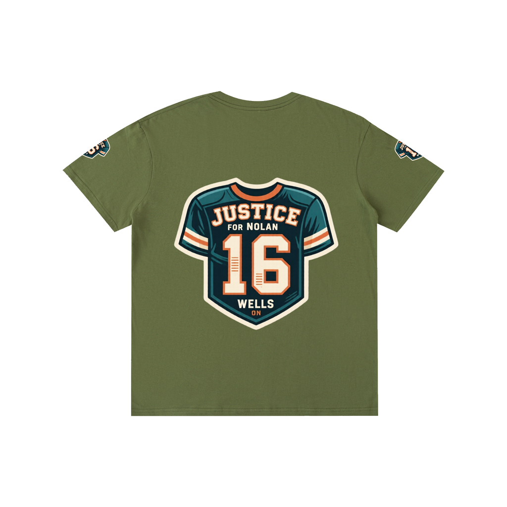 Justice for Nolan wells Pure Cotton Unisex T-Shirt