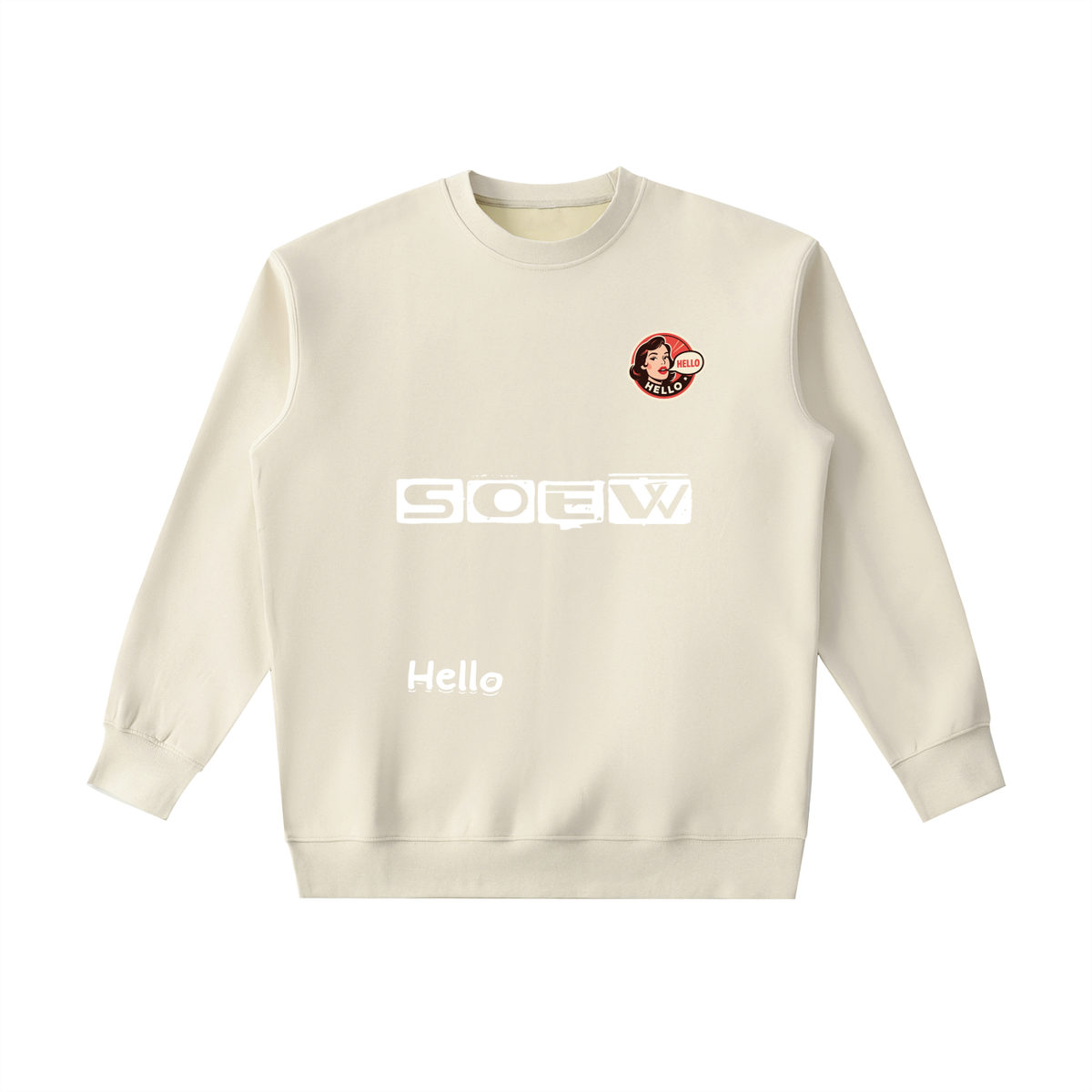 Soe Wear Hello Heavyweight Crewneck Sweatshirt
