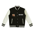 Dra day Two-Tone Fleeced Varsity Jacket