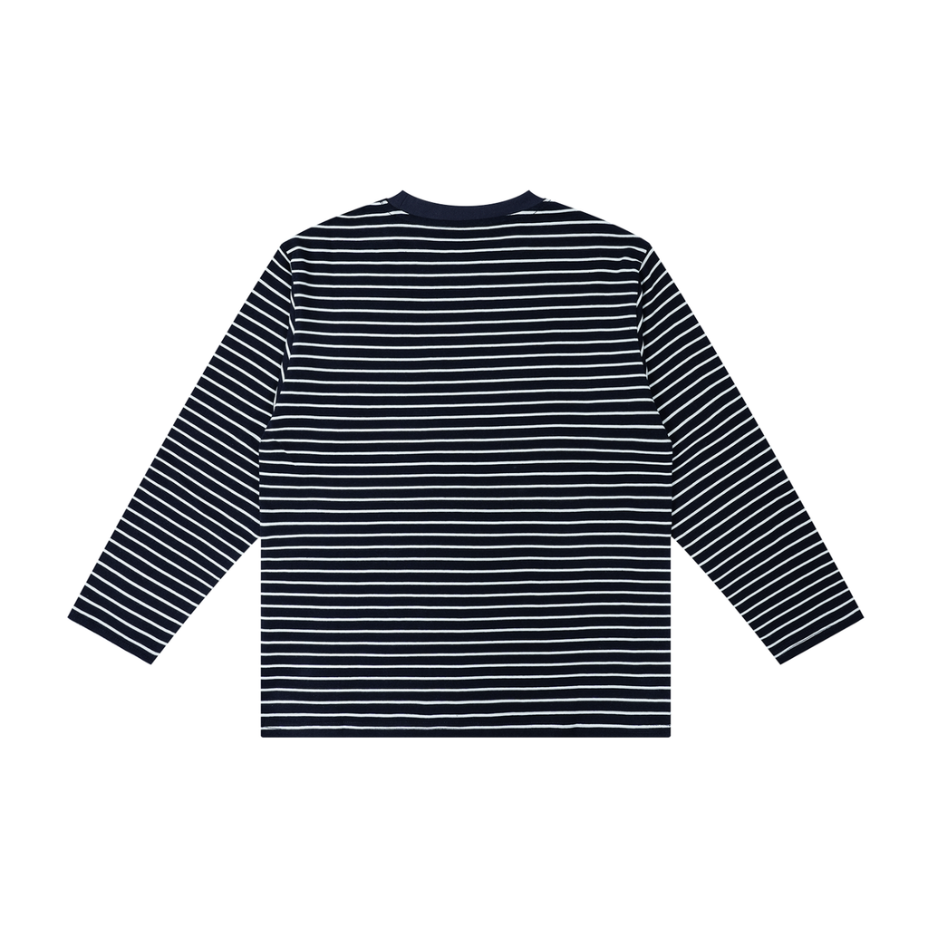 Baby name cell Kid's Striped Long Sleeve T-Shirt