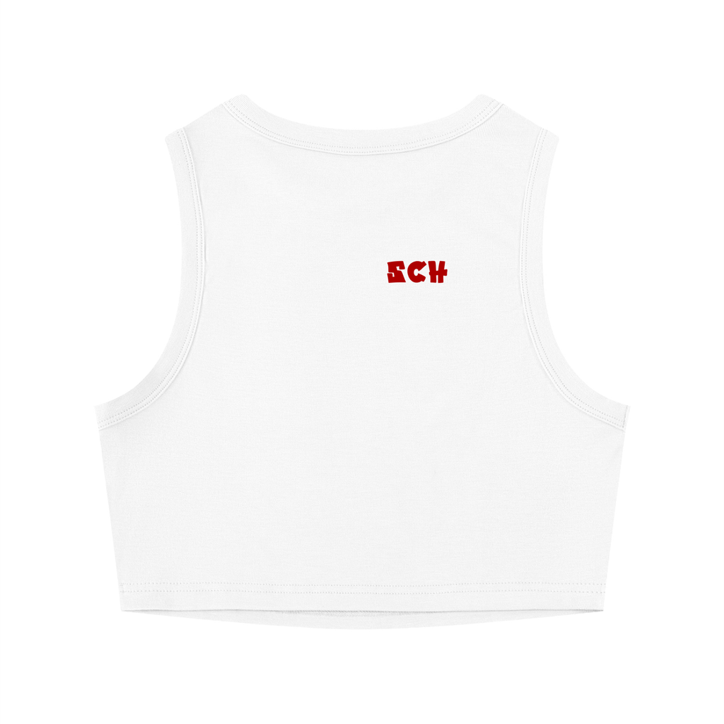 Women's Tight Crewneck Crop Tank Top