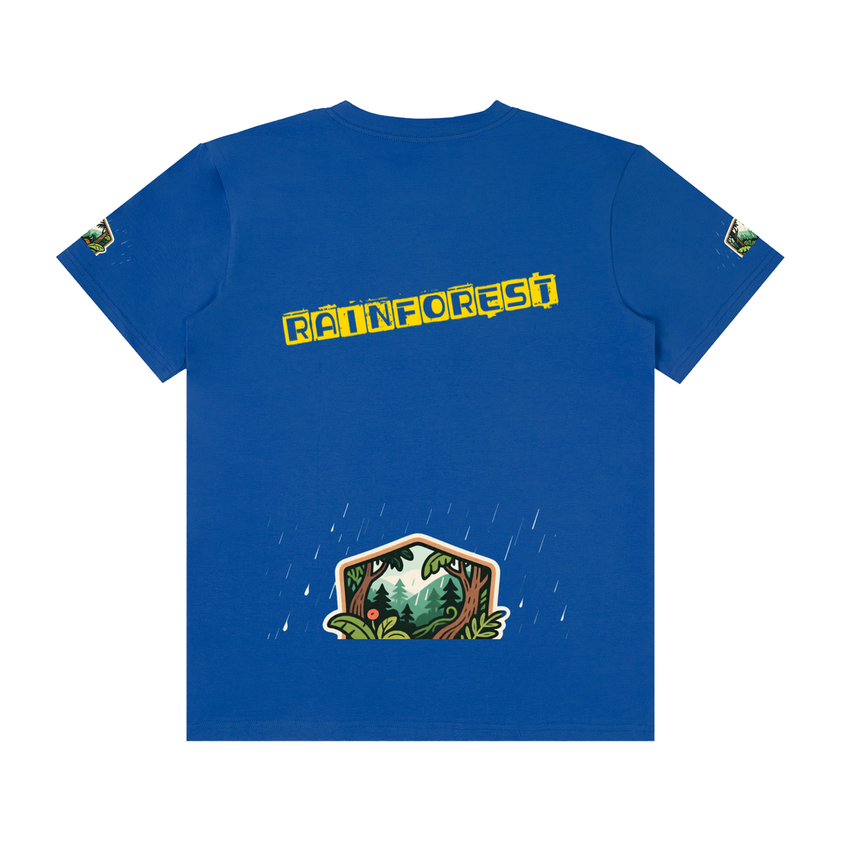 Rainforest Unisex Classic Crew Neck Cotton T-Shirt