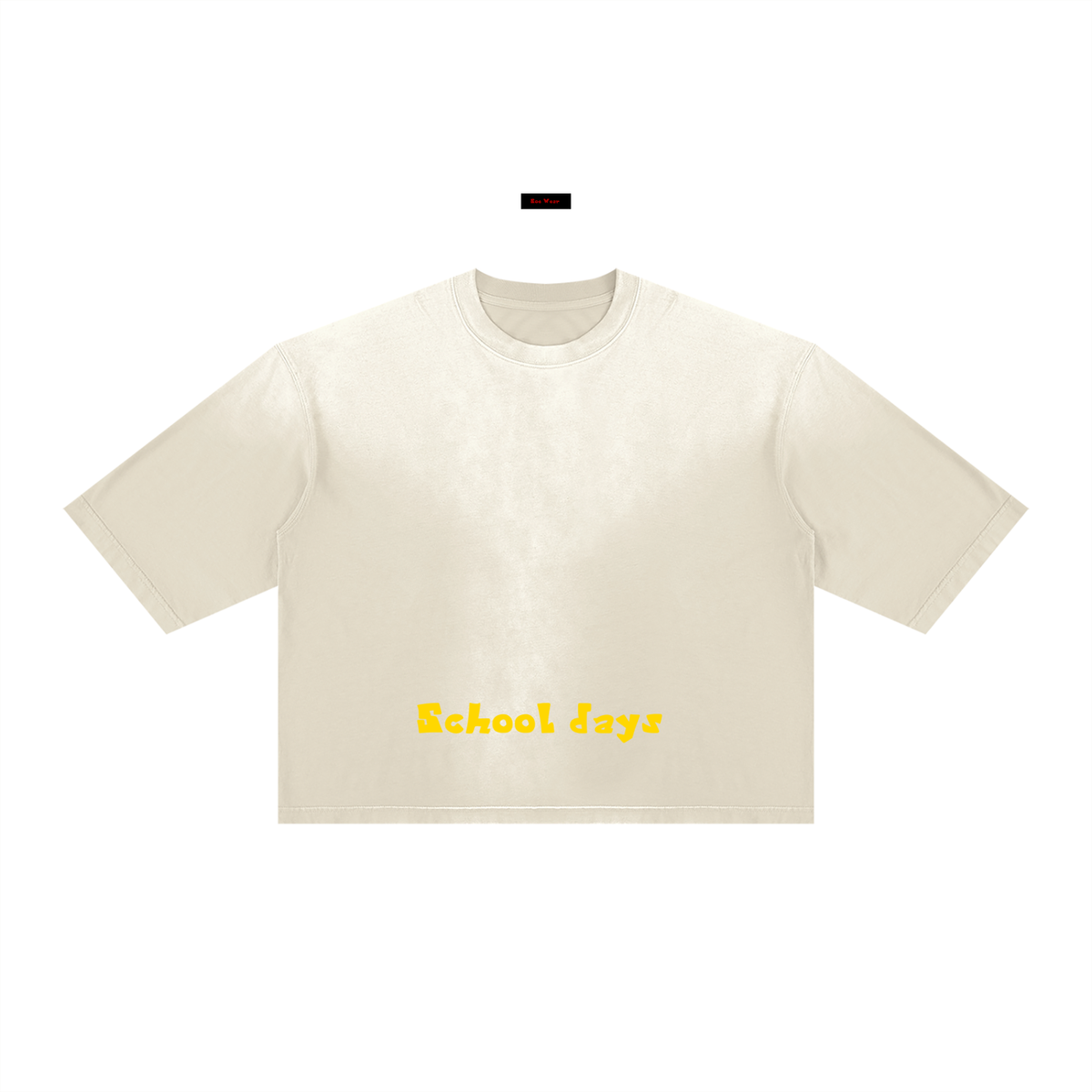 School kid Unisex Vintage Wash Sunfade Boxy T-Shirt