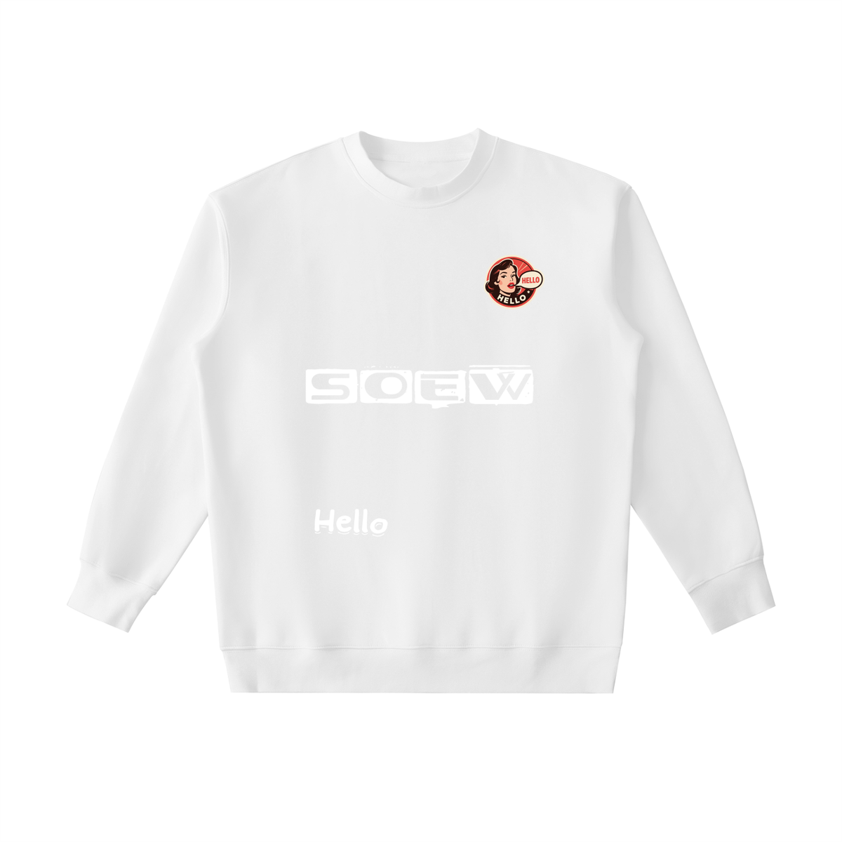 Soe Wear Hello Heavyweight Crewneck Sweatshirt