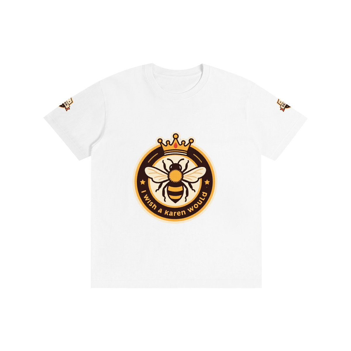 I wish a karen would Pure Cotton Unisex T-Shirt