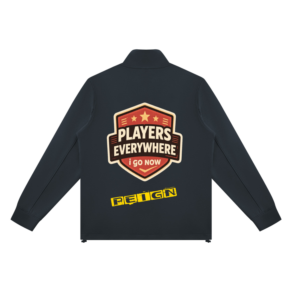 PEIGN Unisex Stand Collar Jacket