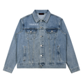 Ya heard me Unisex Vintage Wash Denim Jacket