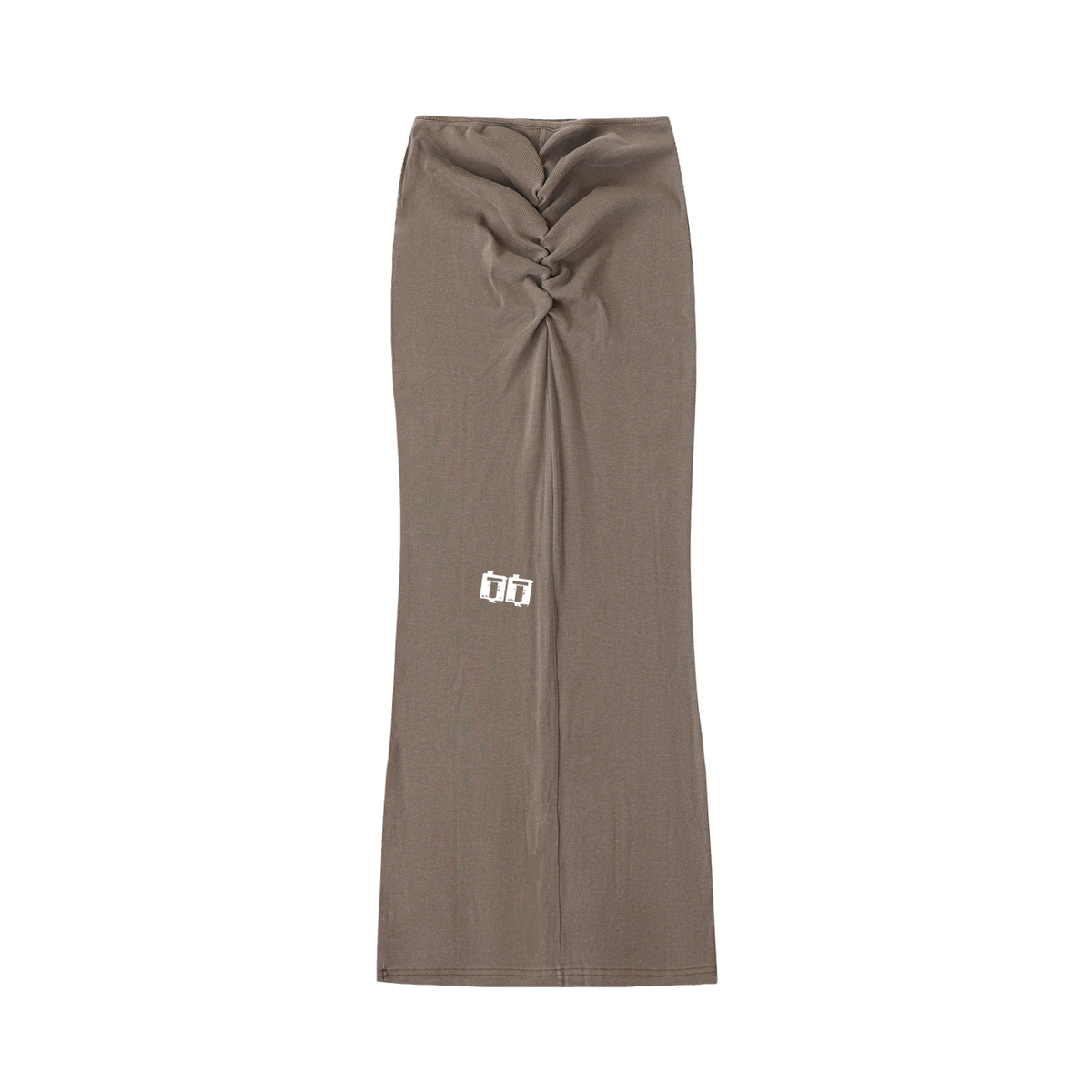 Truly tre Dyed Washed Drawstring Maxi Skirt