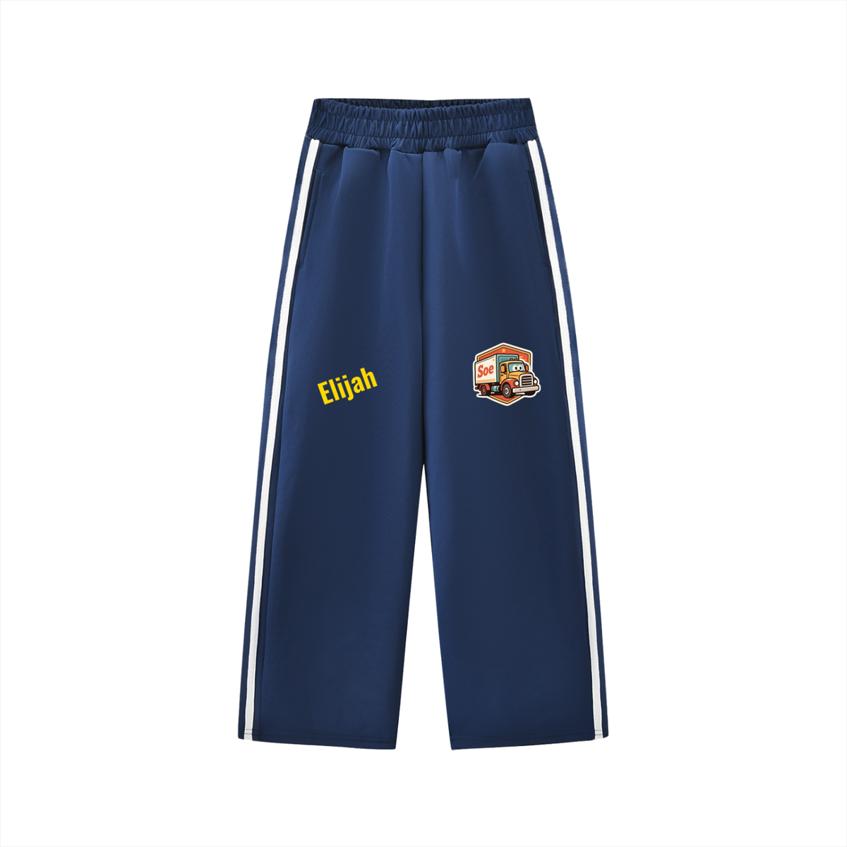 Elijah soe truck Kids’ Contrast Tape Sweatpants