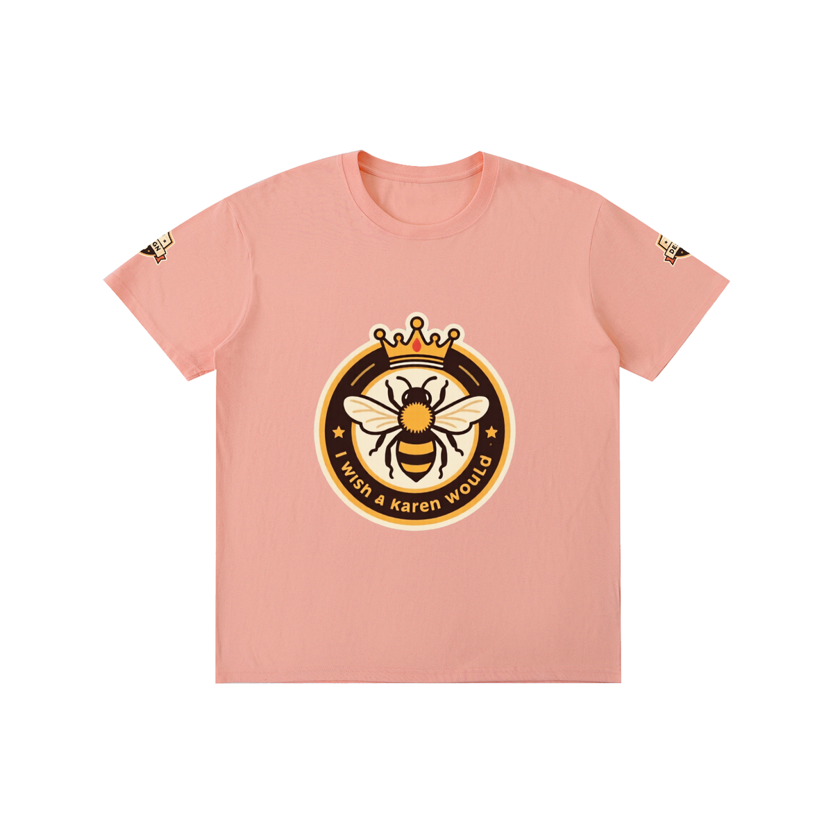 I wish a karen would Pure Cotton Unisex T-Shirt
