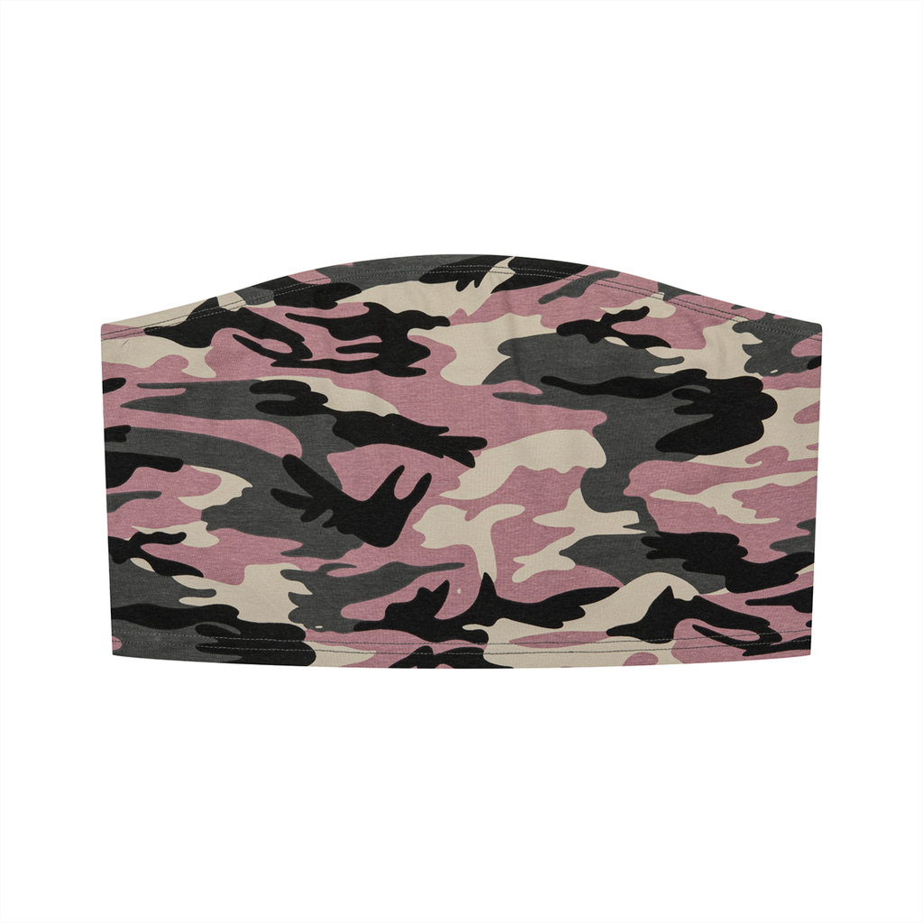 Soew Women’s Camo Cropped Tube Top