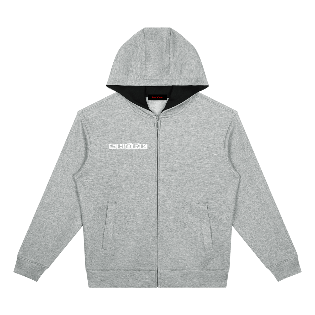 Killer shark Drop Shoulder Full Zip Hoodie
