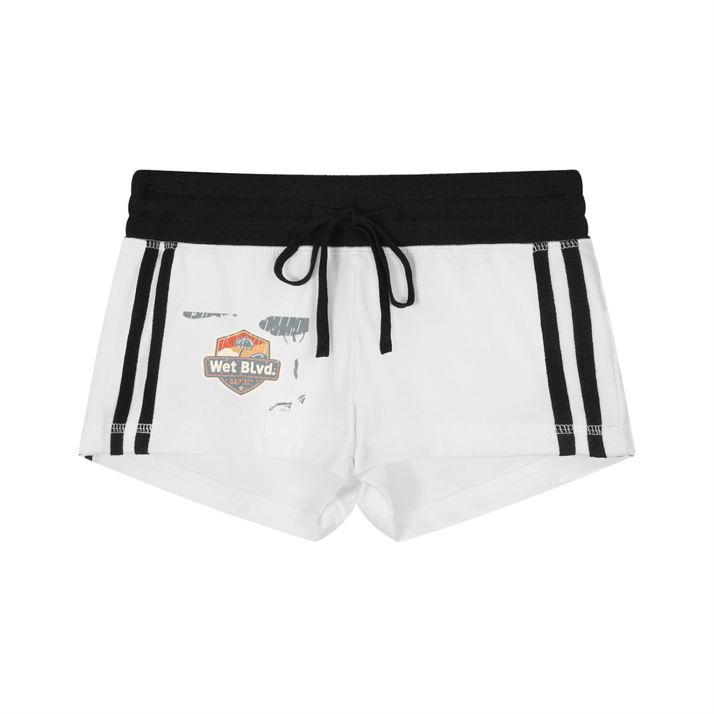 Women's Contrast Stripe Track Shorts