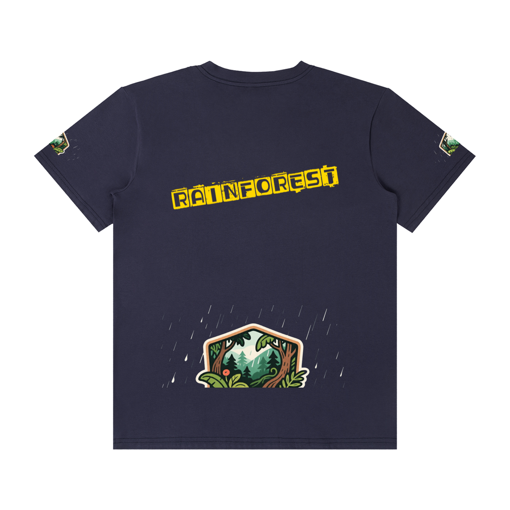 Rainforest Unisex Classic Crew Neck Cotton T-Shirt