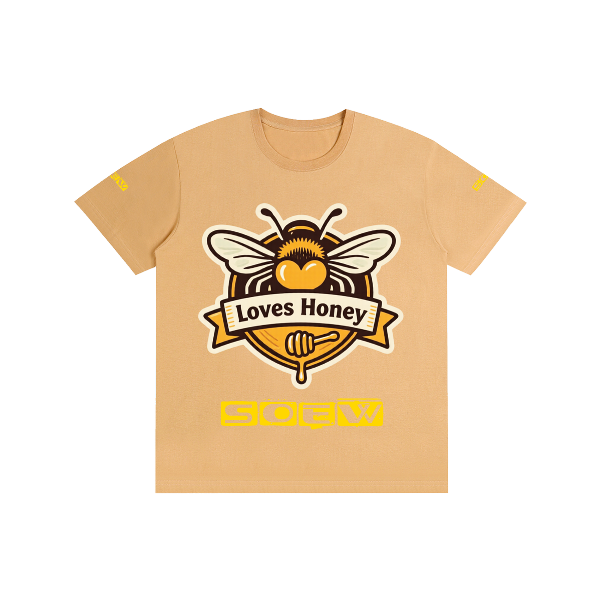 Bees loves honey Pure Cotton Unisex T-Shirt