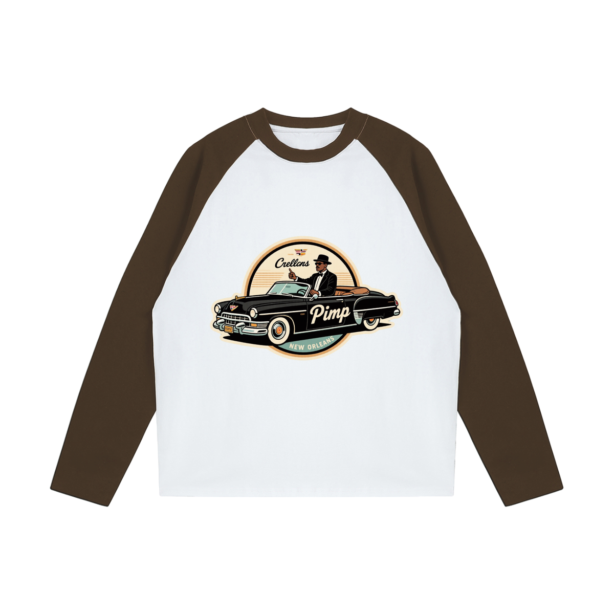 Say pimp Raglan Long-Sleeve T-Shirt