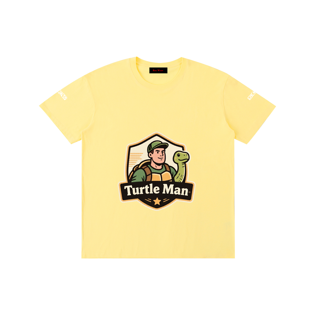 Turtle man Pure Cotton Unisex T-Shirt