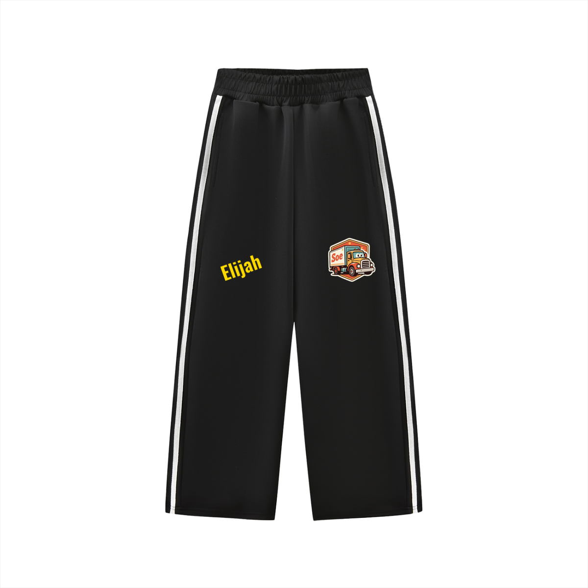 Elijah soe truck Kids’ Contrast Tape Sweatpants