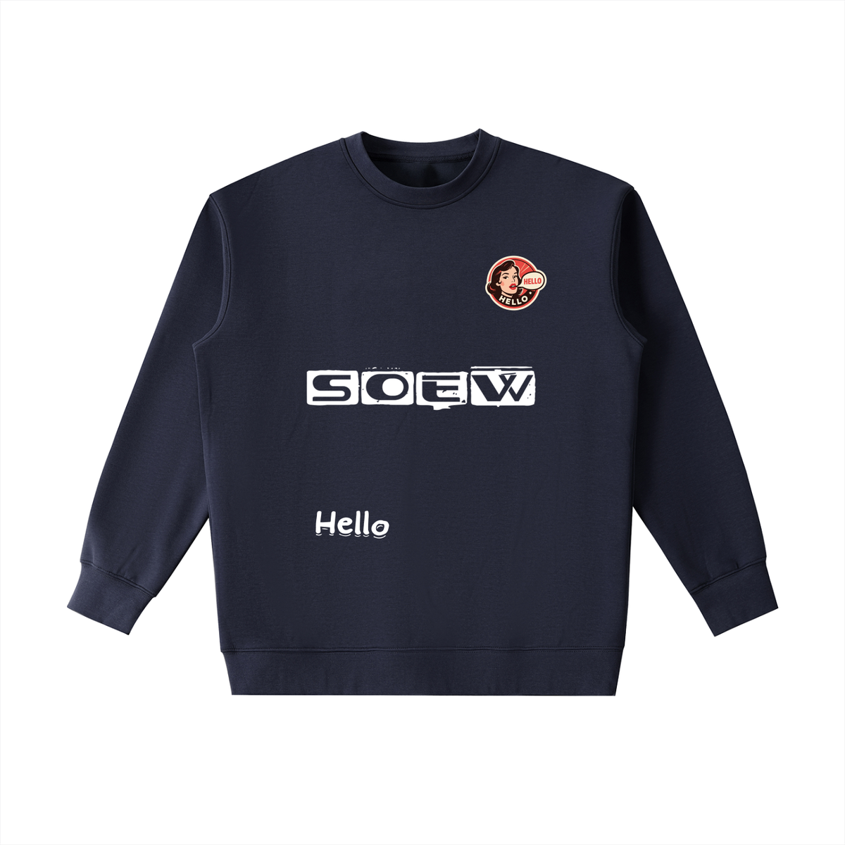 Soe Wear Hello Heavyweight Crewneck Sweatshirt