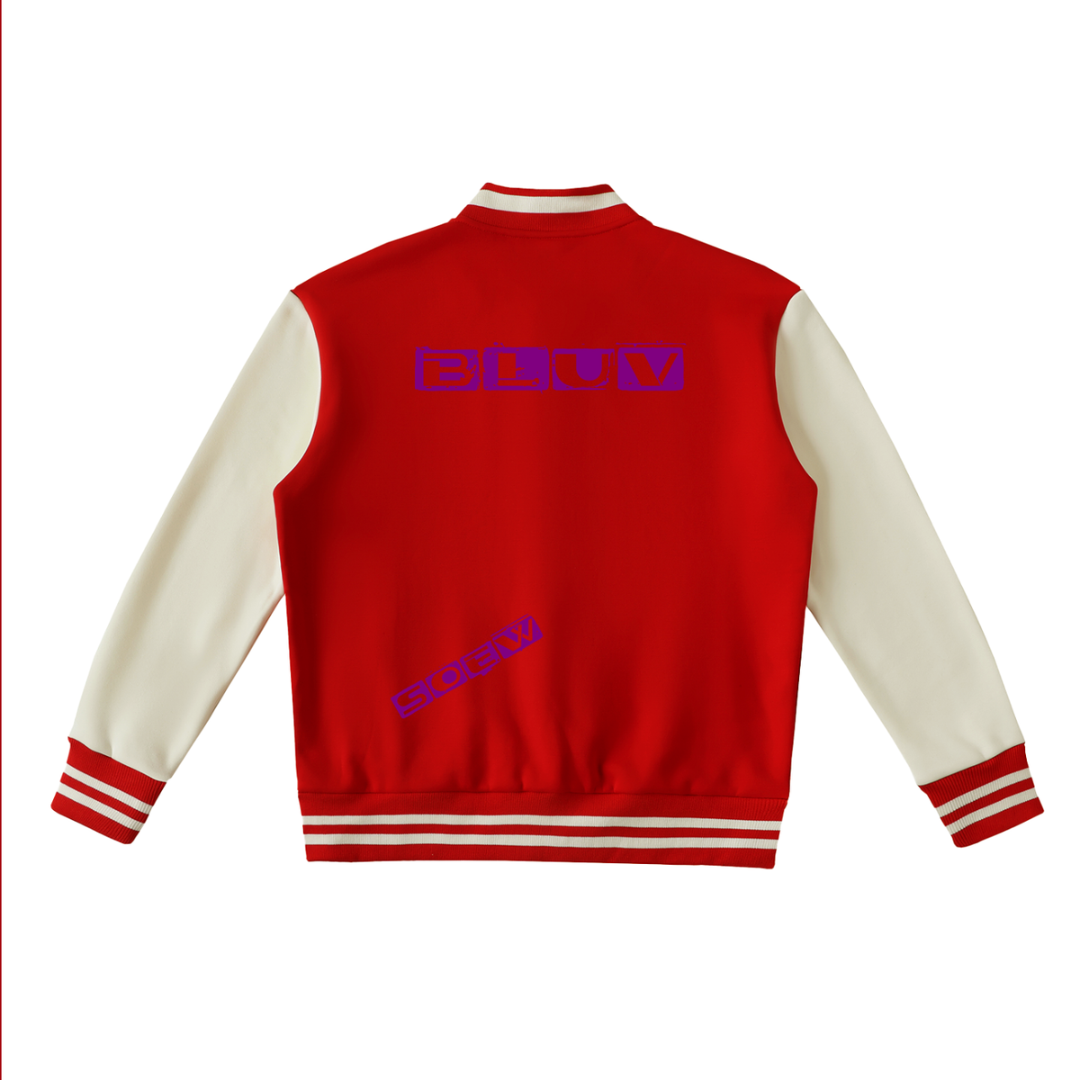 Bluv Two-Tone Fleeced Varsity Jacket