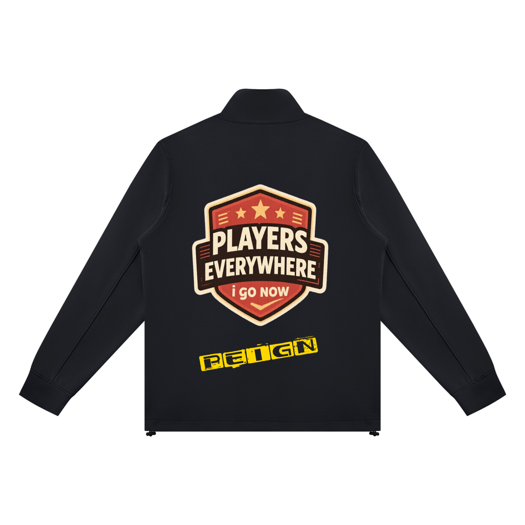 PEIGN Unisex Stand Collar Jacket