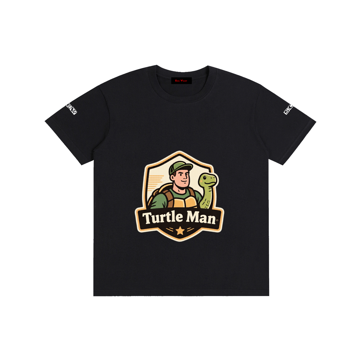 Turtle man Pure Cotton Unisex T-Shirt