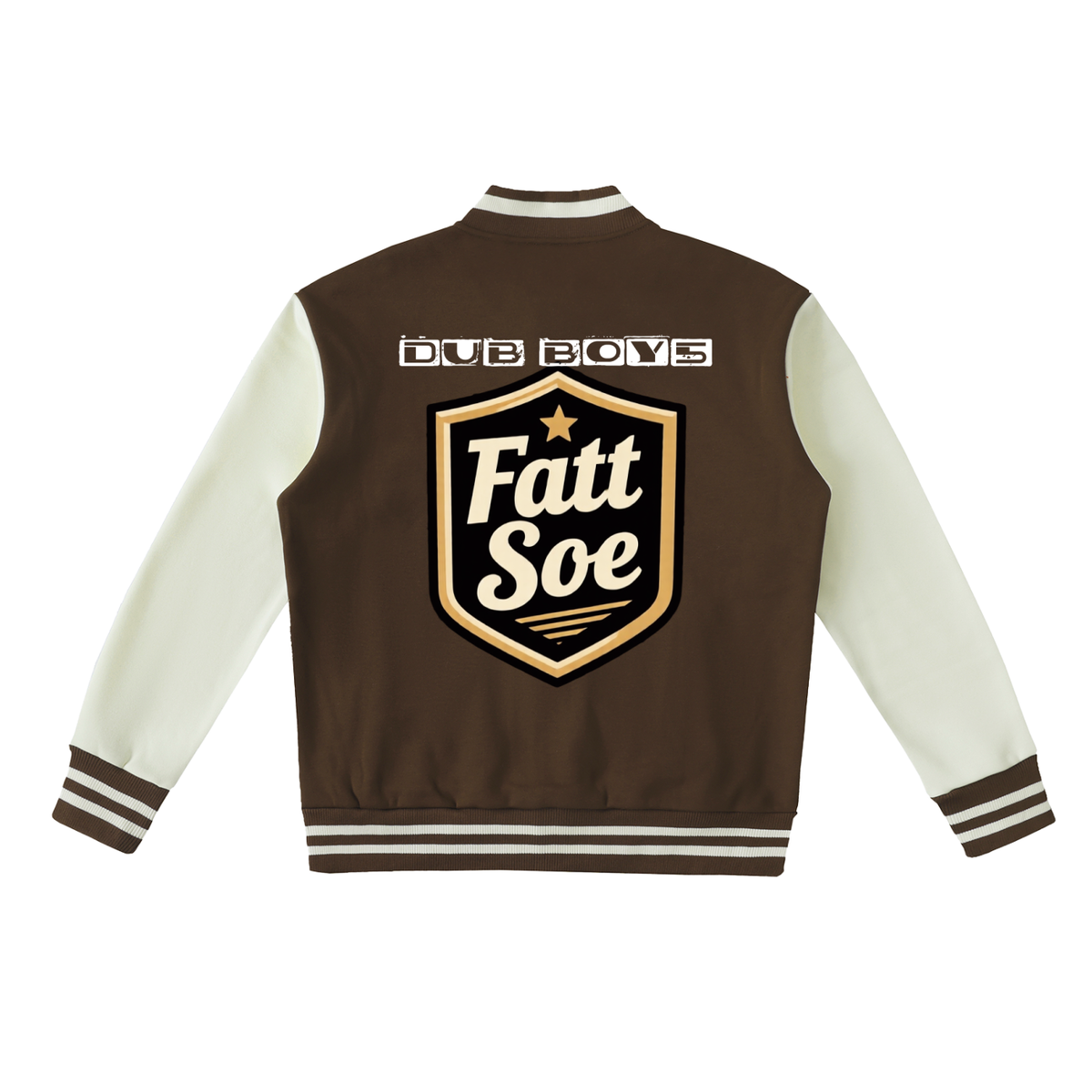 Fatt Soe/Dub Two-Tone Fleeced Varsity Jacket