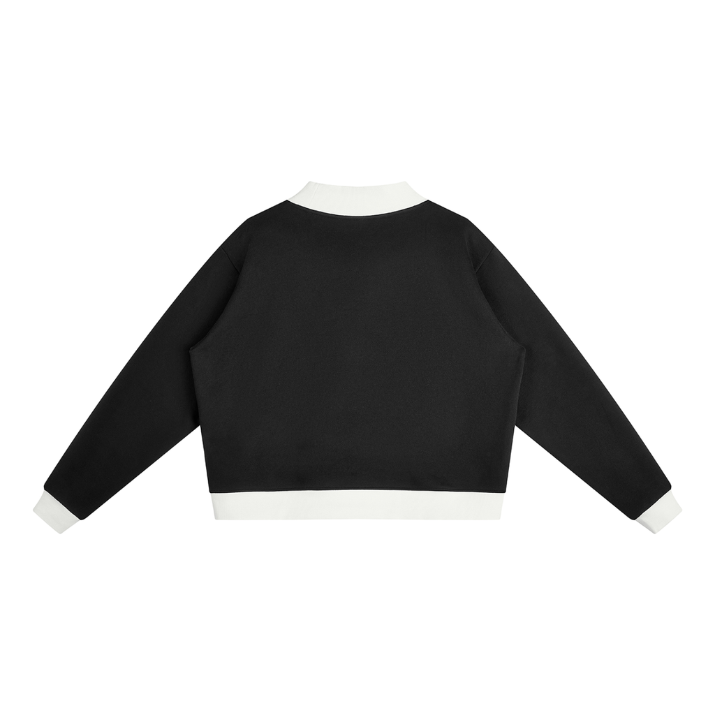 Gjwhf Women’s Mock Neck Crewneck Sweatshirt