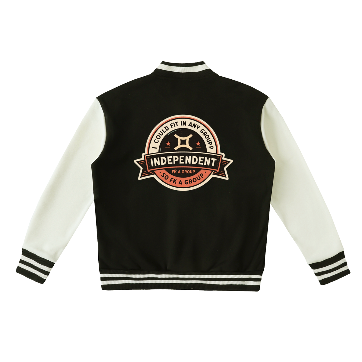 Gemini Two-Tone Fleeced Varsity Jacket