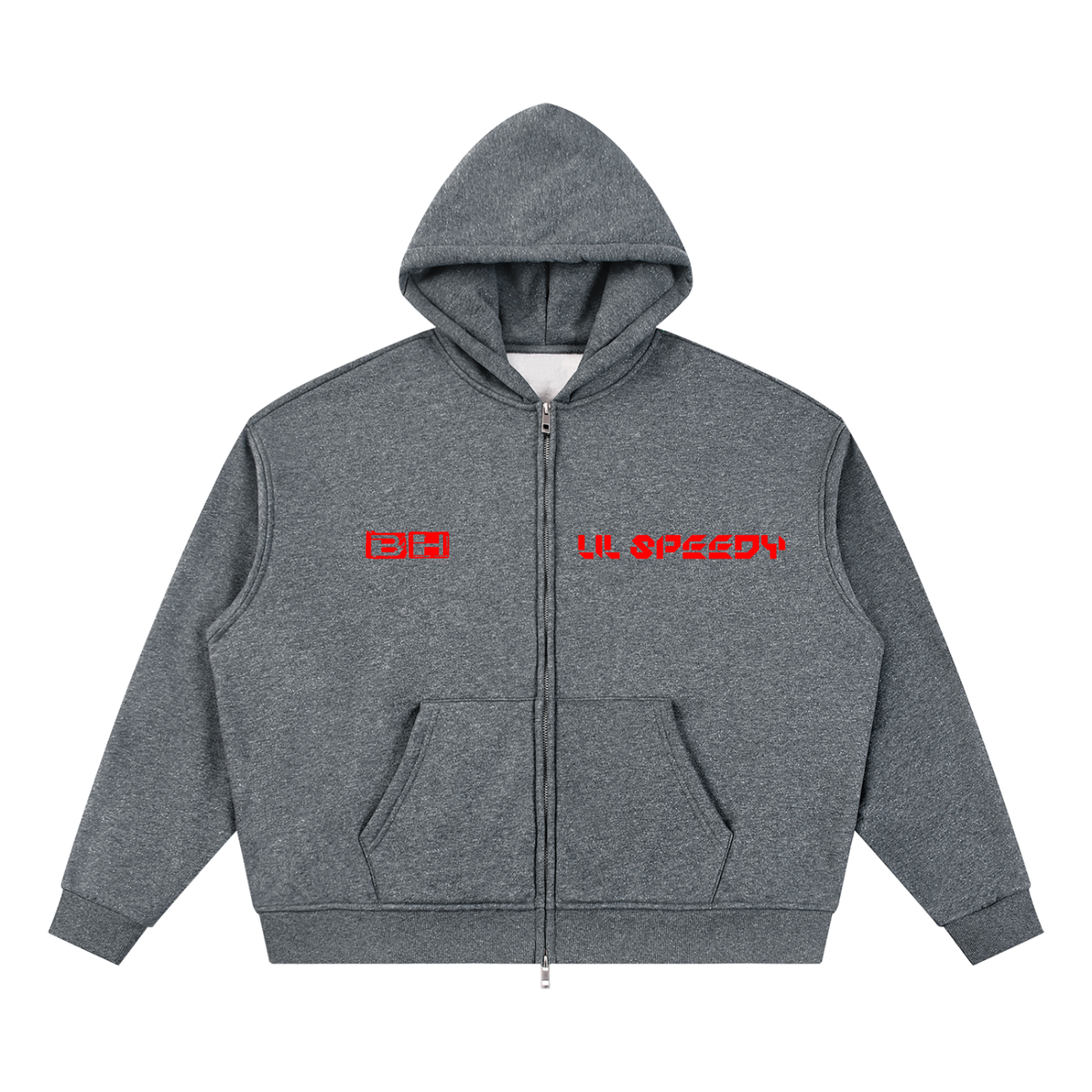 BH Lil speedy Unisex Sparkles Full Zip Boxy Hoodie