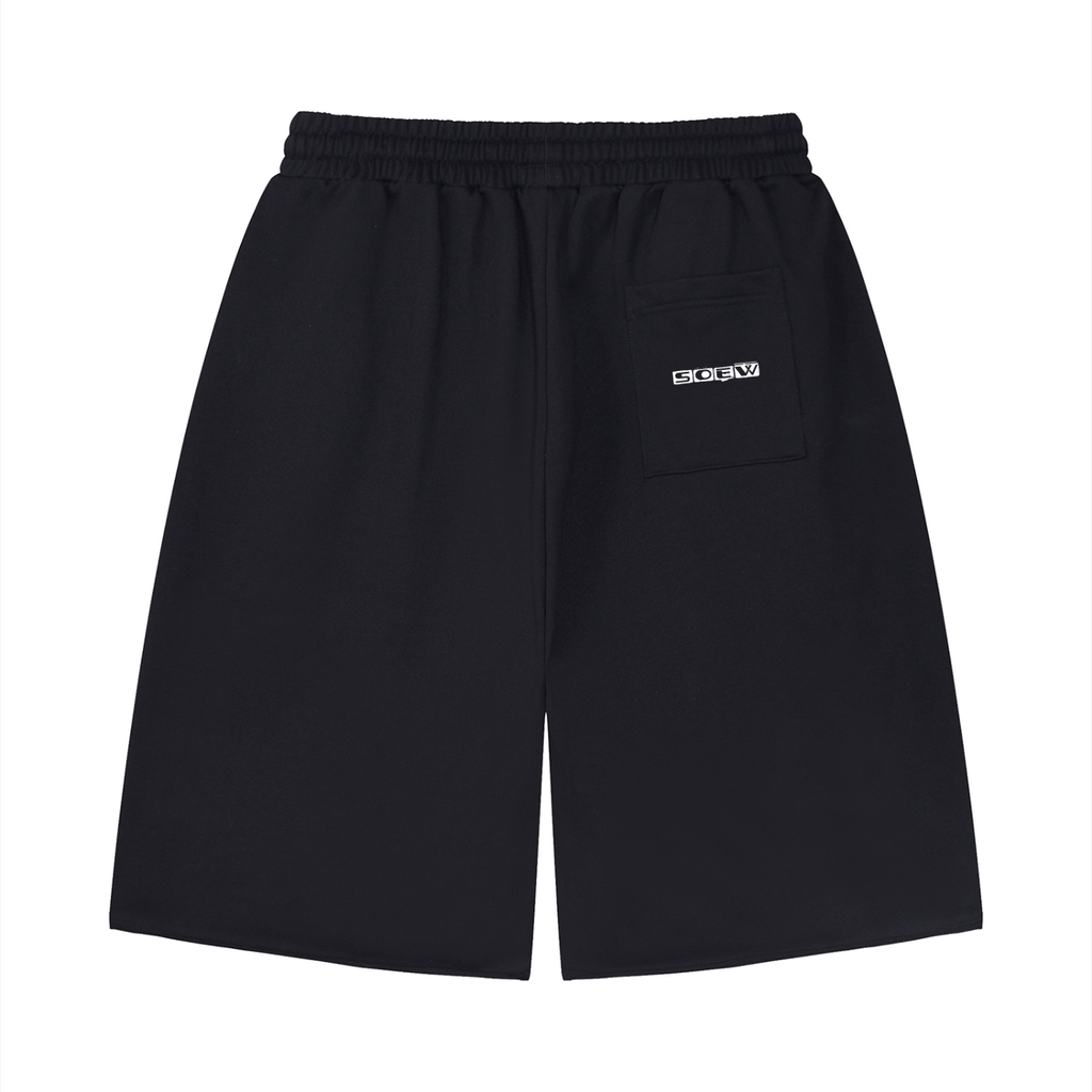 Dino power Unisex Loose Raw Edge Shorts