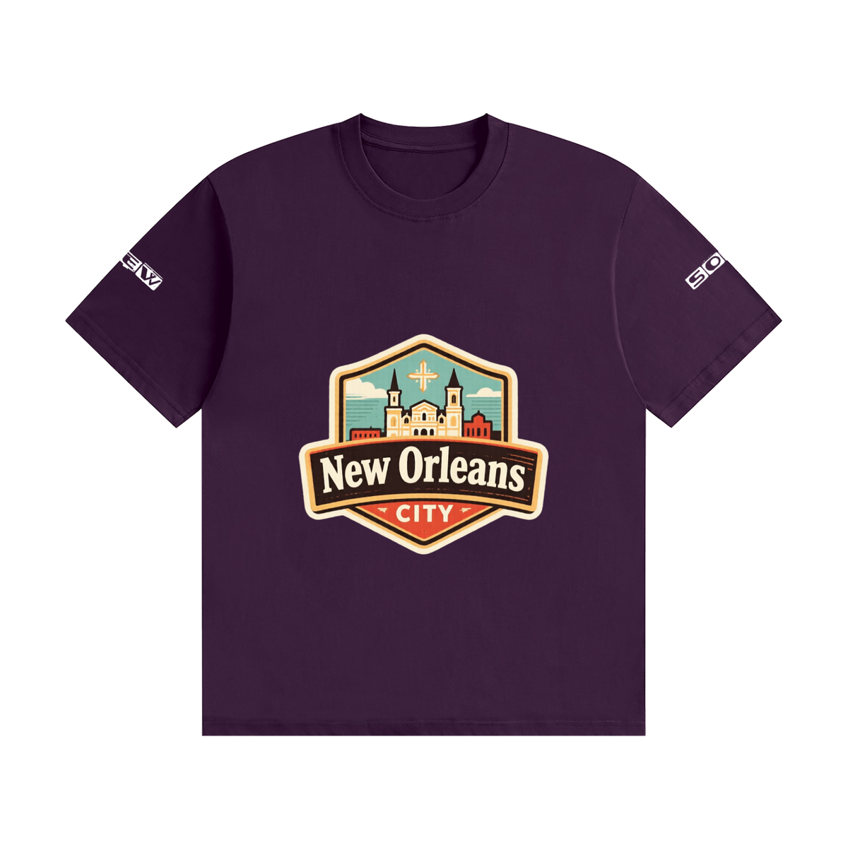 70117 new Orleans Unisex Seamless Cotton T-Shirt