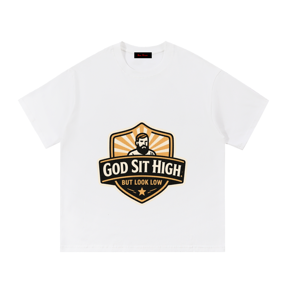 God sit high Essential Cotton T-Shirt