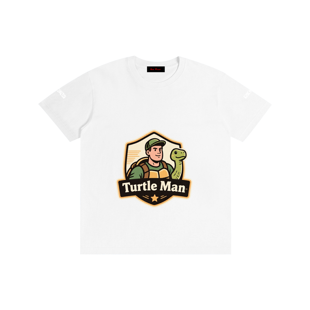 Turtle man Pure Cotton Unisex T-Shirt