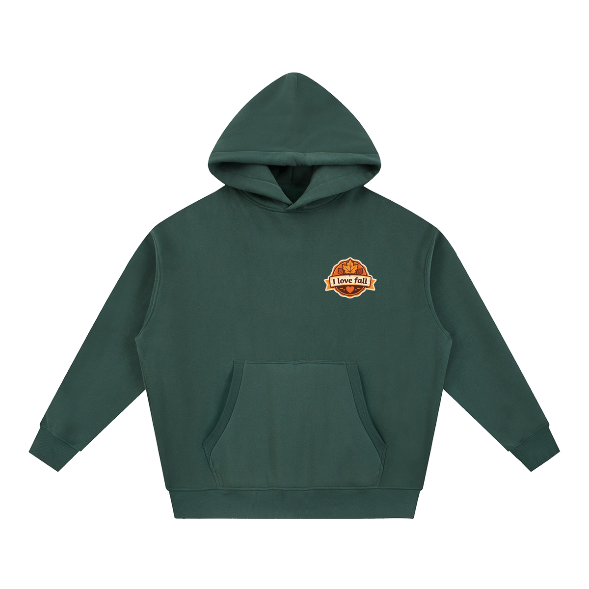 I love fall Essential Oversized Boxy Fit Fleece Hoodie