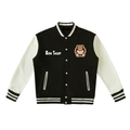 Soe bear Two-Tone Fleeced Varsity Jacket