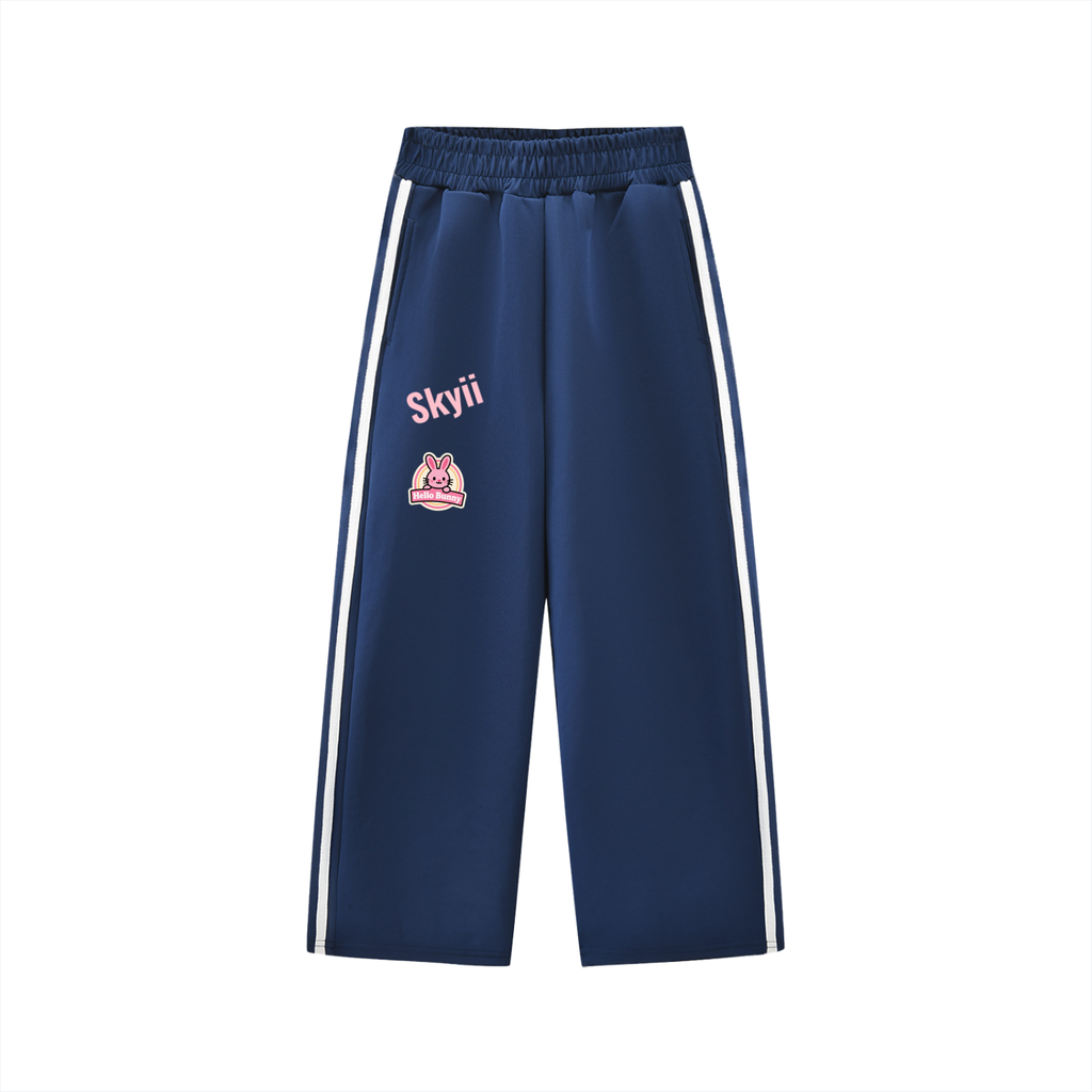 Skyii hello bunny Kids’ Contrast Tape Sweatpants