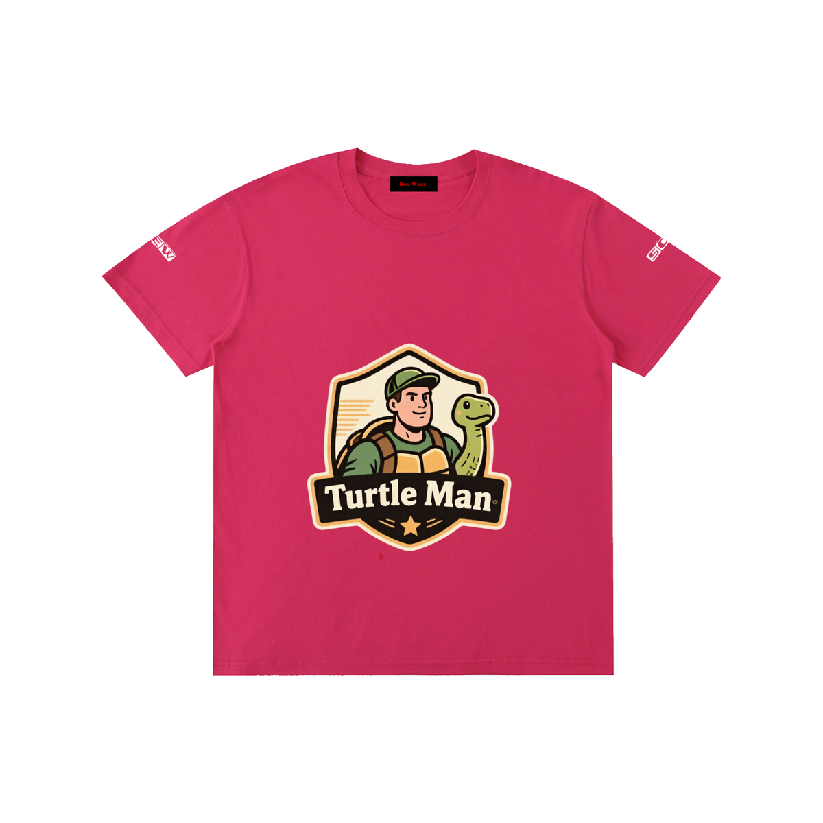 Turtle man Pure Cotton Unisex T-Shirt