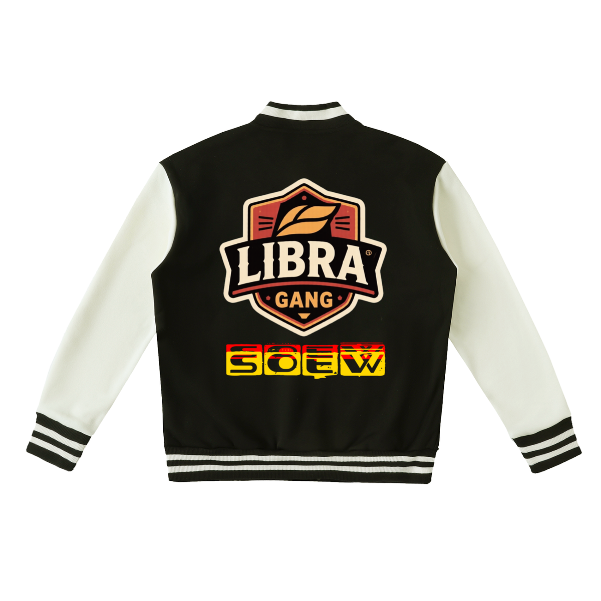 Drella Two-Tone Fleeced Varsity Jacket