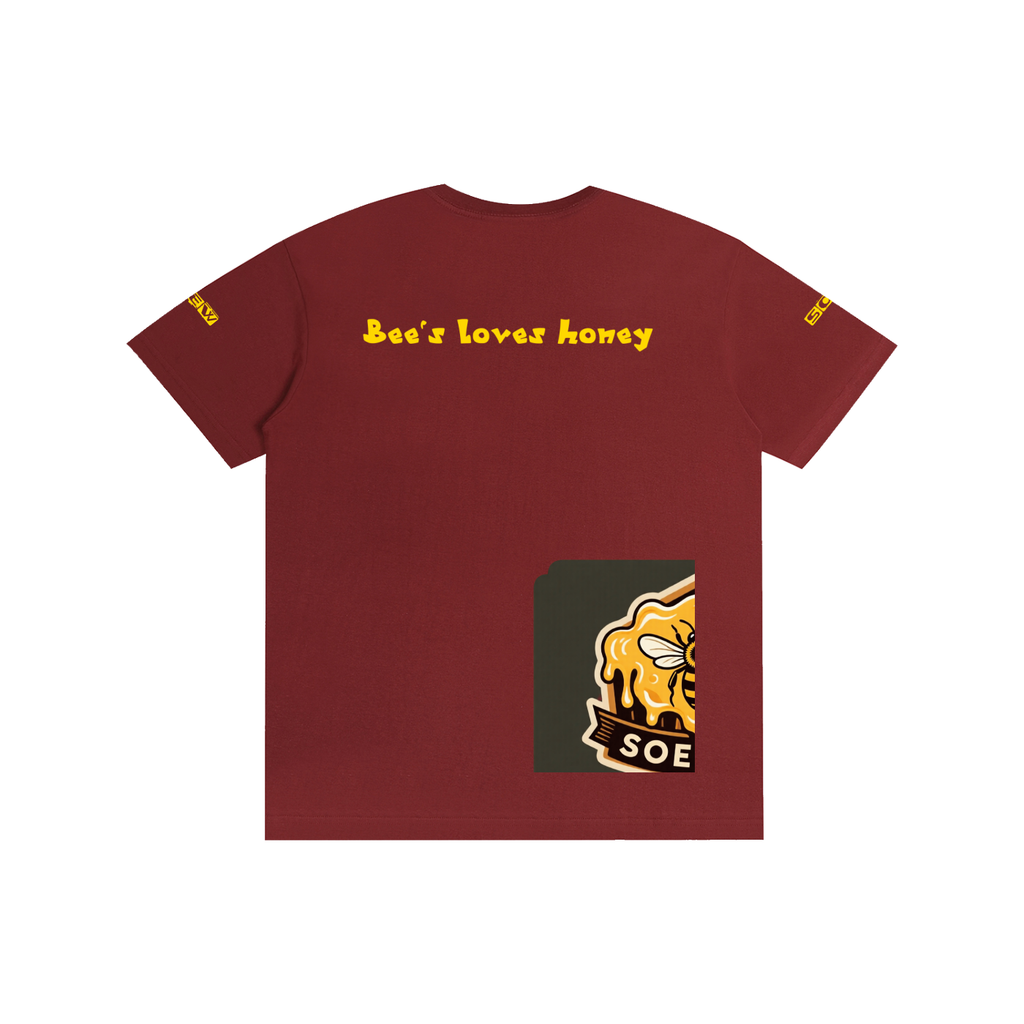 Bees loves honey Pure Cotton Unisex T-Shirt