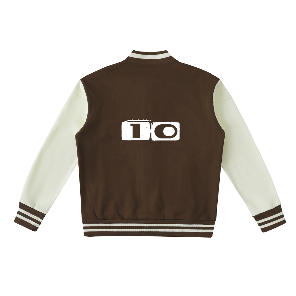 Wikid T Two-Tone Fleeced Varsity Jacket