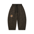 Leopard Unisex Leopard Barrel Leg Sweatpants