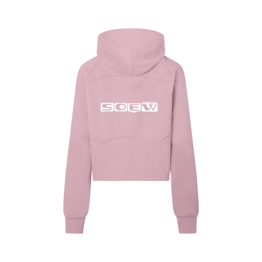 I'm her Cropped Half-Zip Hoodie