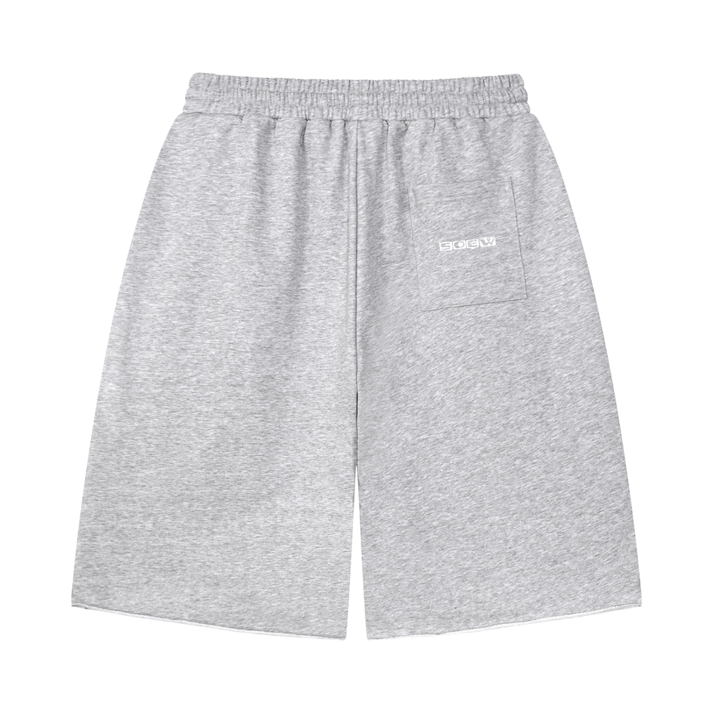 Dino power Unisex Loose Raw Edge Shorts