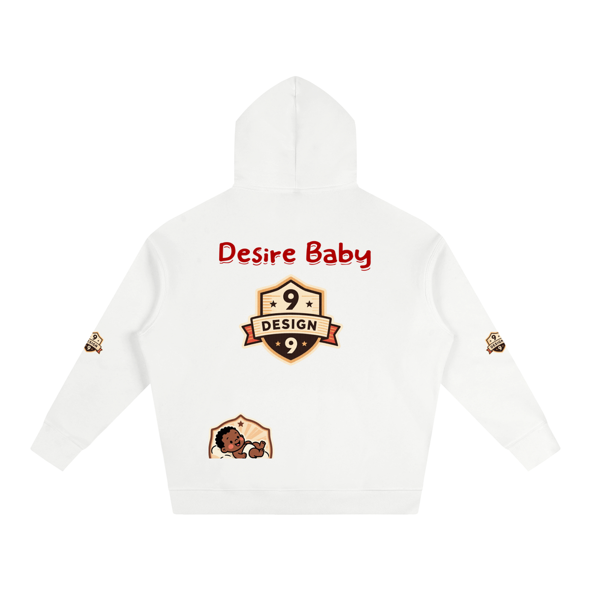 J9neworleans Desire baby Fleeced Hoodie
