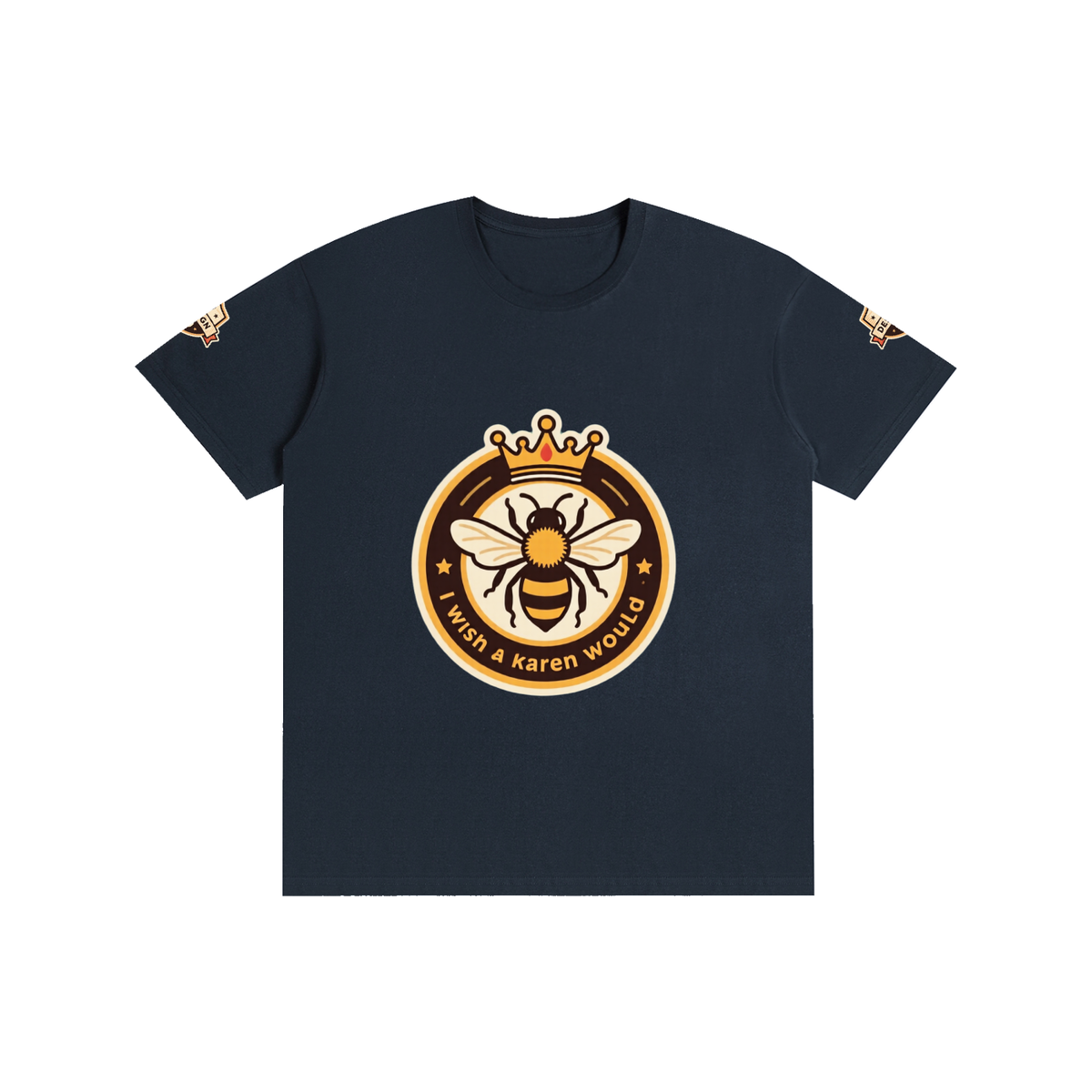 I wish a karen would Pure Cotton Unisex T-Shirt