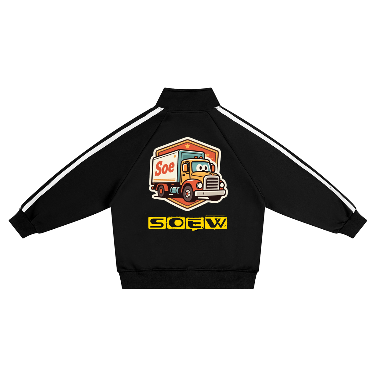 Elijah soe truck Kids’ Contrast Tape Coach Jacket