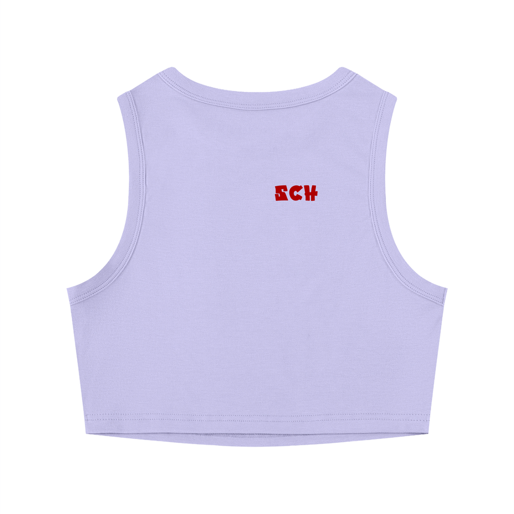 Women's Tight Crewneck Crop Tank Top