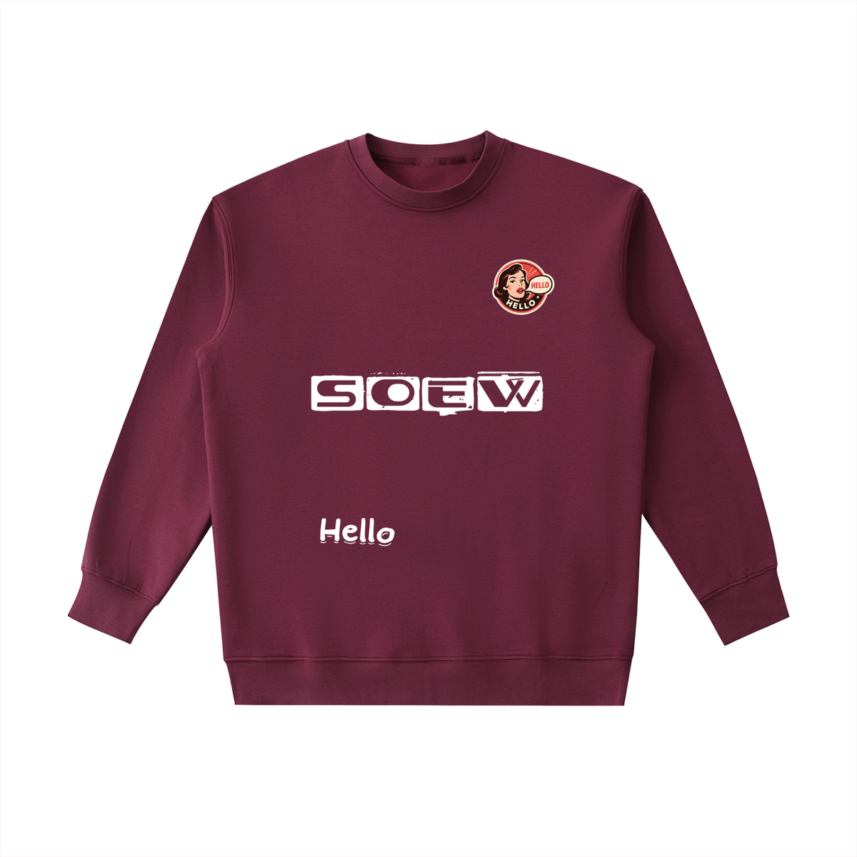 Soe Wear Hello Heavyweight Crewneck Sweatshirt