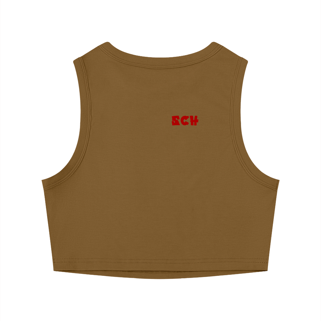 Women's Tight Crewneck Crop Tank Top